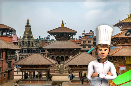 3D table projection – Le Petit Chef on the plate