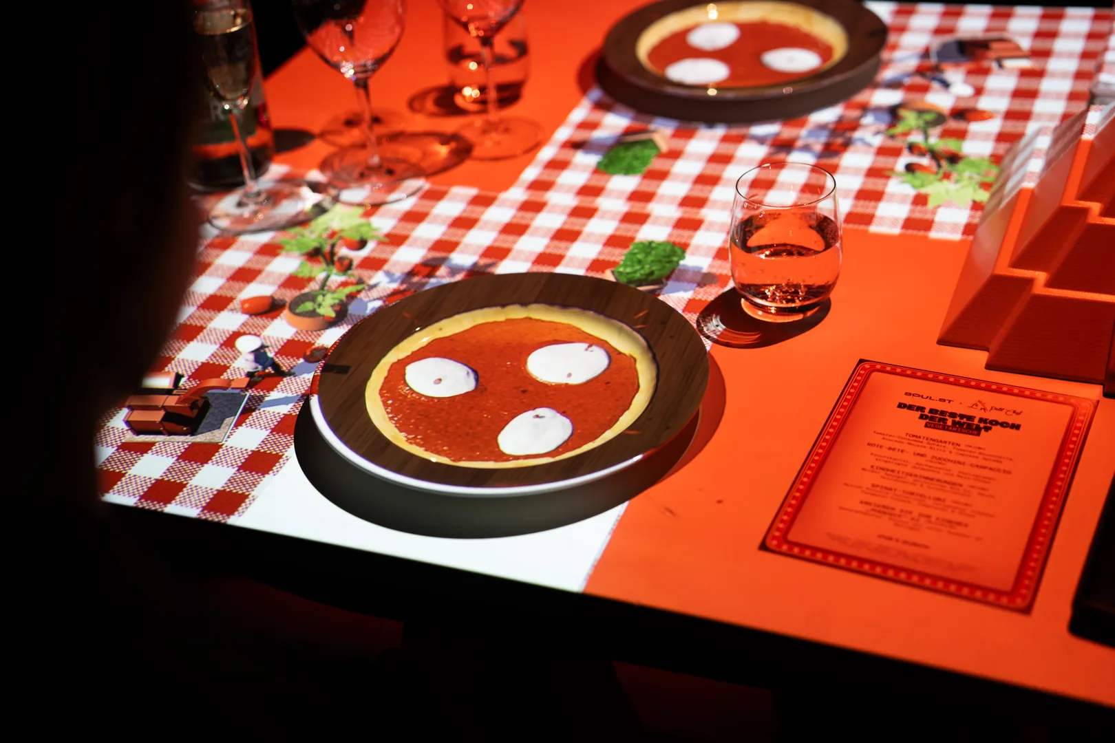 3D table projection in Berlin